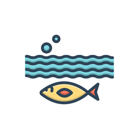 Icon for below,aquariumのイラスト素材