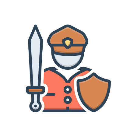 Icon for fighter,warriorのイラスト素材