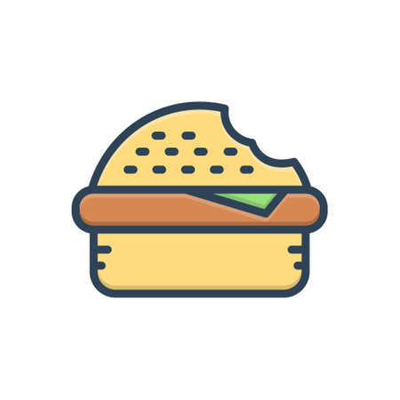 Icon for bite,burgerのイラスト素材