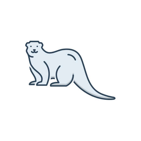 Icon for otter,beaverのイラスト素材