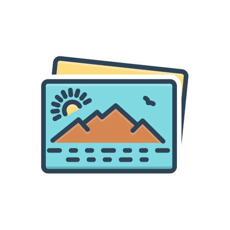 Icon for picture,portraitのイラスト素材
