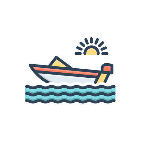 Icon for boat,ferryのイラスト素材