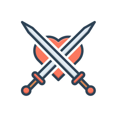 Icon for attack,invasionのイラスト素材