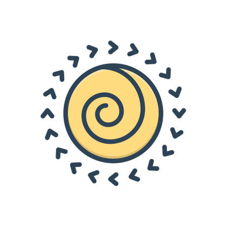 Icon for spin,revolveのイラスト素材