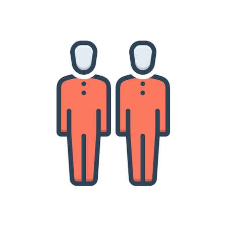 Icon for along,friendlyのイラスト素材