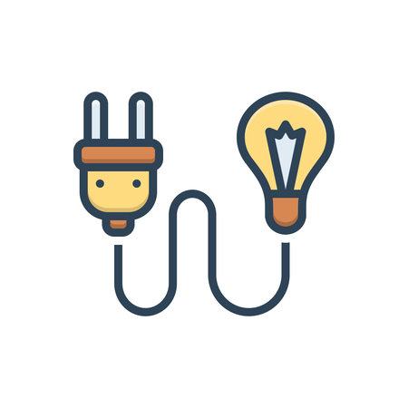 Icon for consumption,electric