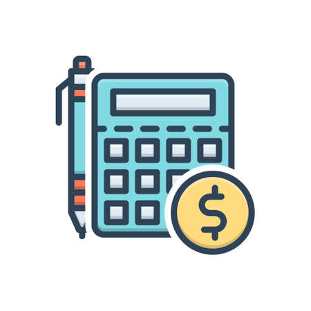 Icon for estimate,calculationのイラスト素材