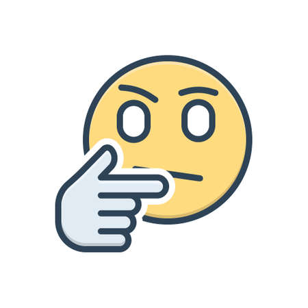 Icon for mm hmm,thinkのイラスト素材