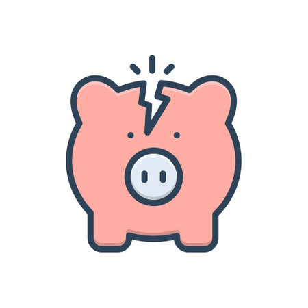 Icon for poverty,indigenceのイラスト素材