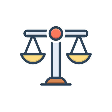 Icon for scales,balanceのイラスト素材