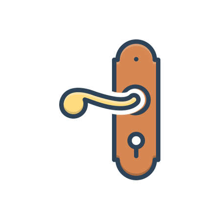 Icon for lock,door handleのイラスト素材