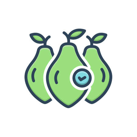 Icon for ripe,clottedのイラスト素材