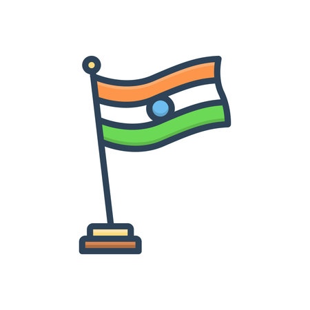 Icon for independence day,flagのイラスト素材