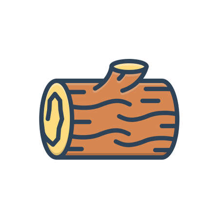 Icon for wood,timberのイラスト素材