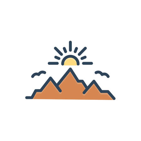 Icon for summit,topのイラスト素材