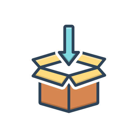 Icon for packaging, wrappersのイラスト素材