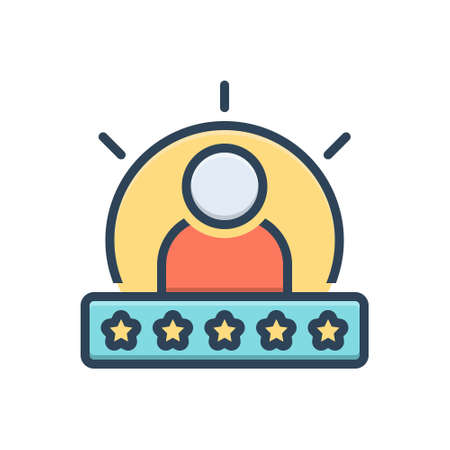 Icon for experiencing, businessmanのイラスト素材