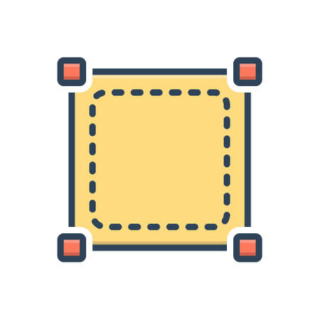 Icon for square ,frameのイラスト素材