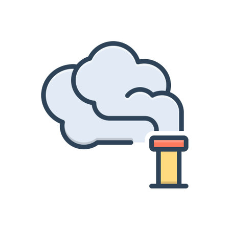 Icon for smoke,fumeのイラスト素材