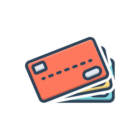 Icon for credit cards,paymentのイラスト素材