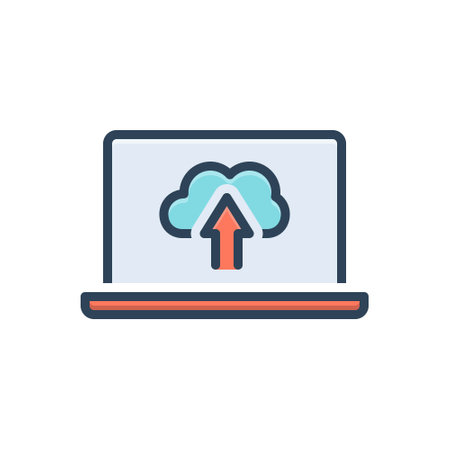 Icon for upload,transferのイラスト素材