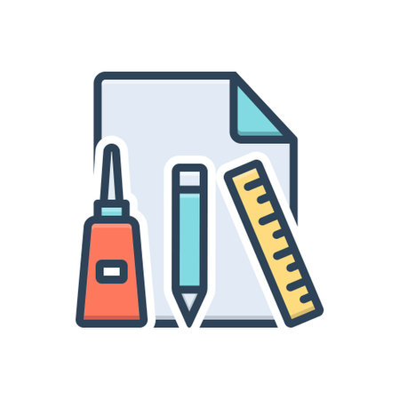 Icon for craft,glueのイラスト素材