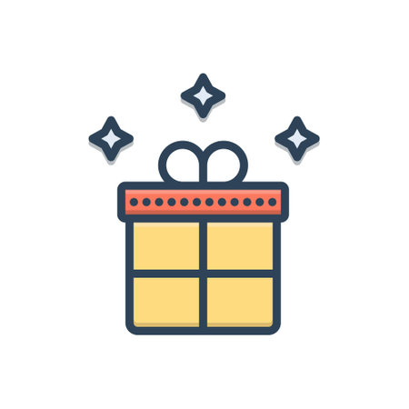 Icon for surprise,presentsのイラスト素材
