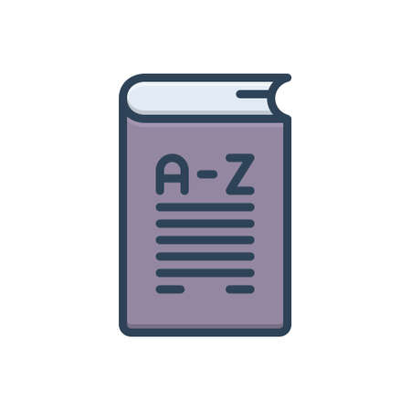 Icon for vocabulary,terminologyのイラスト素材