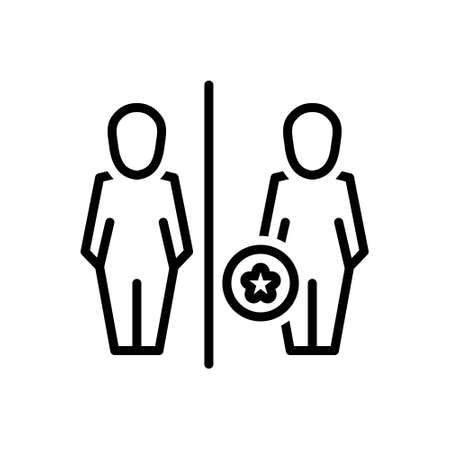 Icon for only,aloneのイラスト素材