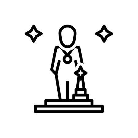 Icon for winner,triumphantのイラスト素材