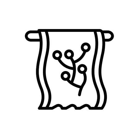 Icon for silk,fiberのイラスト素材