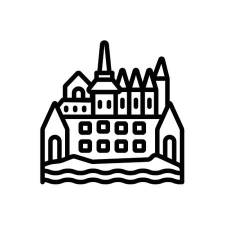 Icon for fortress,castleのイラスト素材