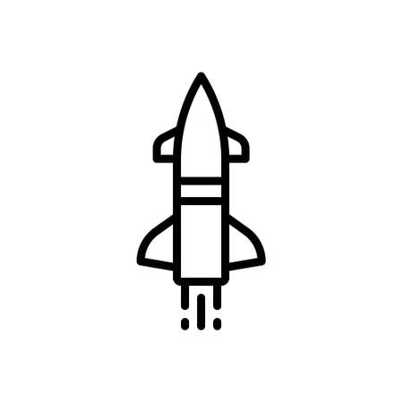 Icon for missile,rocketのイラスト素材