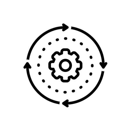 Icon for transition,processのイラスト素材