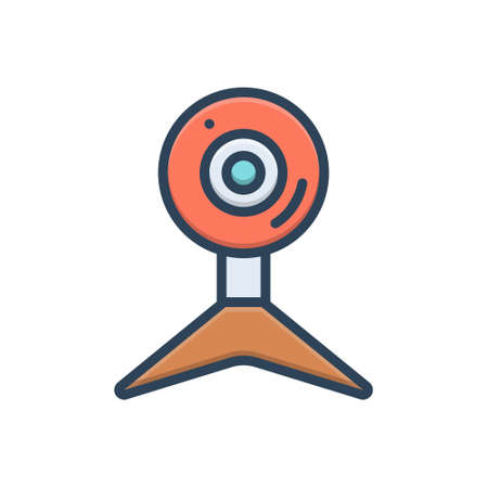 Icon for webcams,cameraのイラスト素材