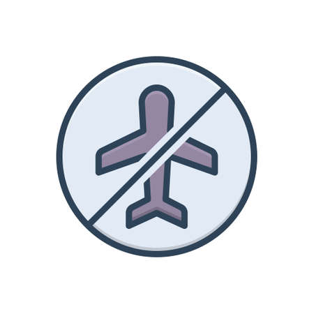 Icon for cancel,travelのイラスト素材