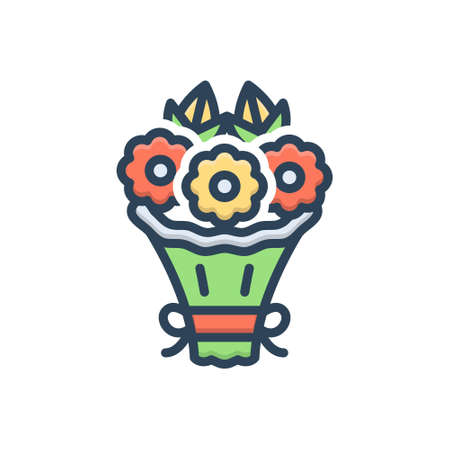 Icon for bouquet,nosegayのイラスト素材