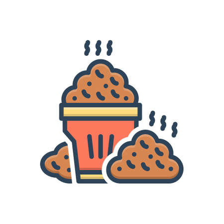 Icon for contamination,pollutionのイラスト素材