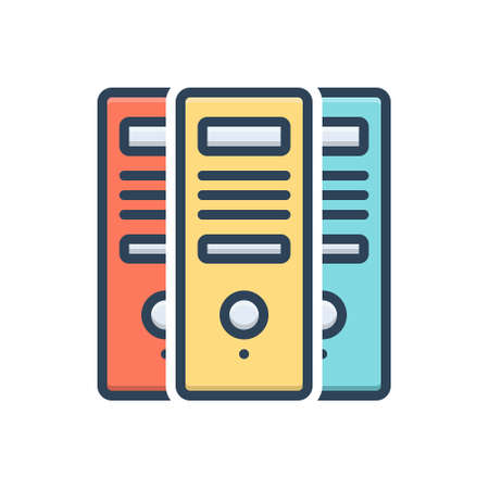 Icon for cpu,central processorのイラスト素材