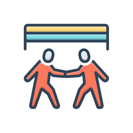 Icon for compromise,agreementのイラスト素材