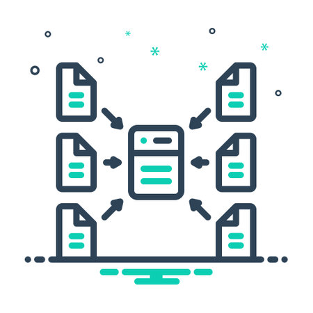 Icon for referring, sendのイラスト素材