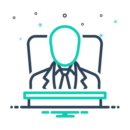 Icon for ceo,managerのイラスト素材