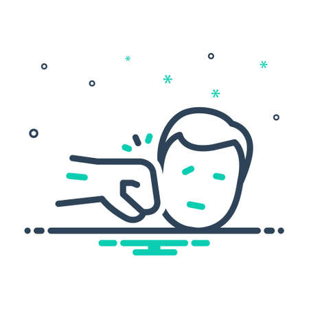 Icon for rage,angerのイラスト素材