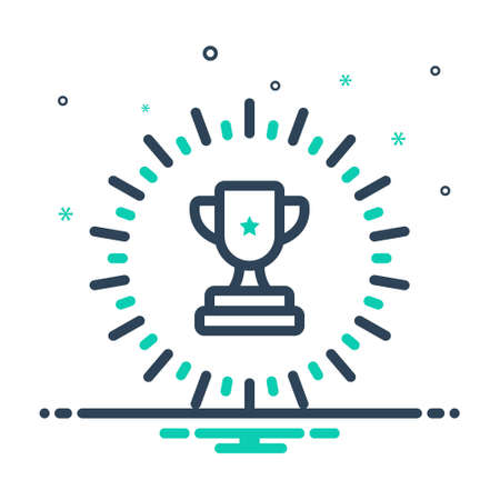 Icon for awarded,bestowのイラスト素材
