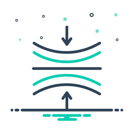 Icon for compression,pressureのイラスト素材