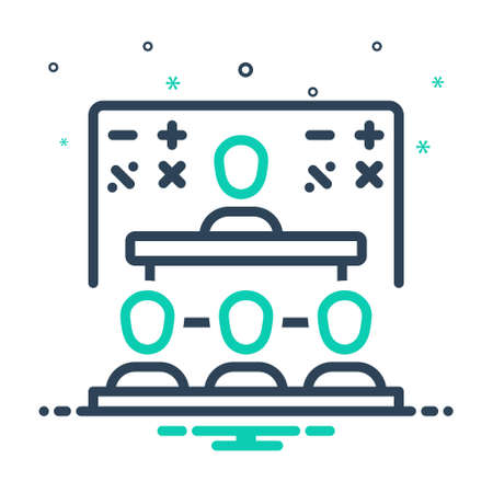 Icon for classes,classroomのイラスト素材
