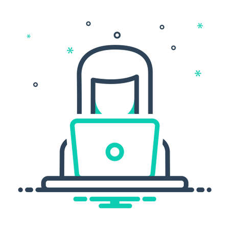 Icon for administrator,managerのイラスト素材