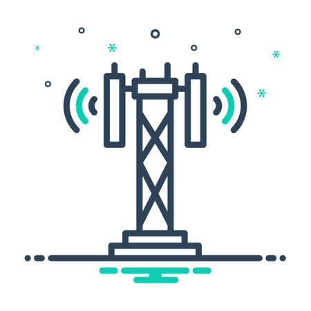Icon for cellular,antennaのイラスト素材