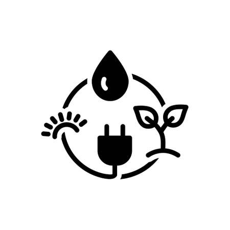 Icon for renewable,inexhaustibleのイラスト素材