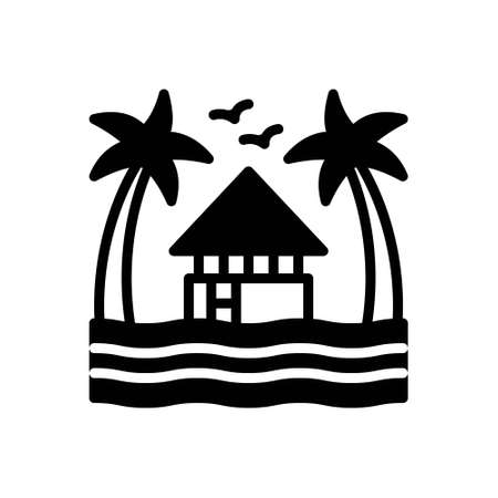 Icon for resorts,holidayのイラスト素材